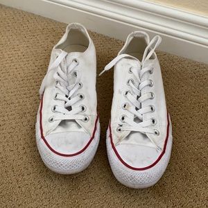 White Converse Low Top